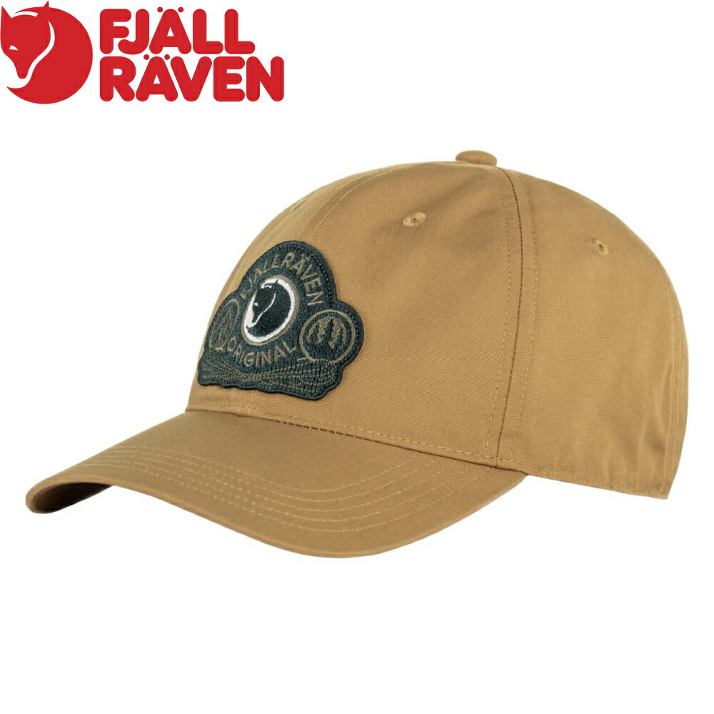 【Fjallraven 小狐狸 Classic Badge 棒球帽《蕎麥棕》】F86979/鴨舌帽/遮陽帽/休閒帽