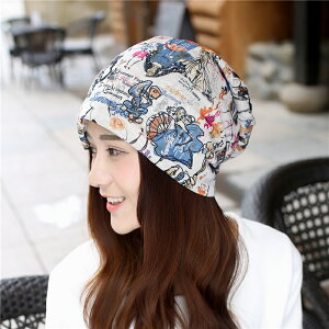 帽子女韓版春夏網紗薄款多用頭巾帽韓版時尚月子帽透氣化療光頭帽