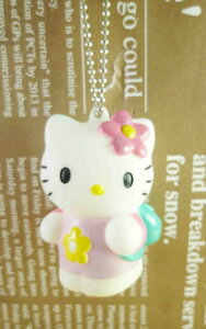 【震撼精品百貨】Hello Kitty 凱蒂貓~KITTY吊飾 鎖圈-軟膠背包