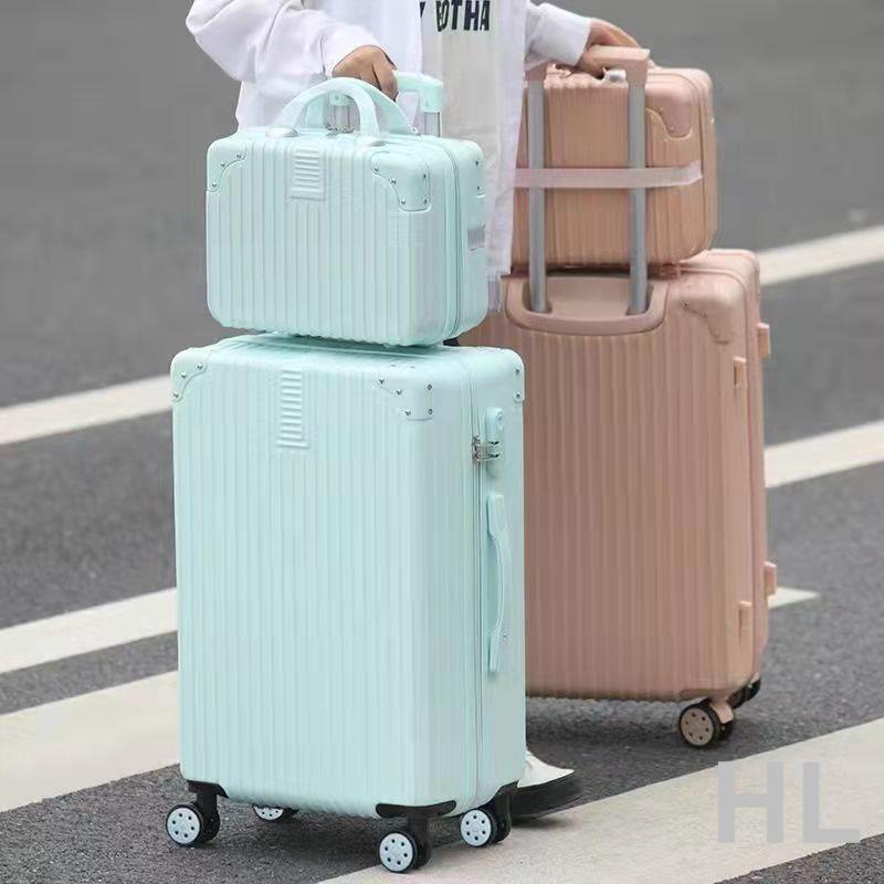 HL 行李箱女學生拉桿箱男輕便密碼旅行箱網紅小型子母箱登機箱萬向輪