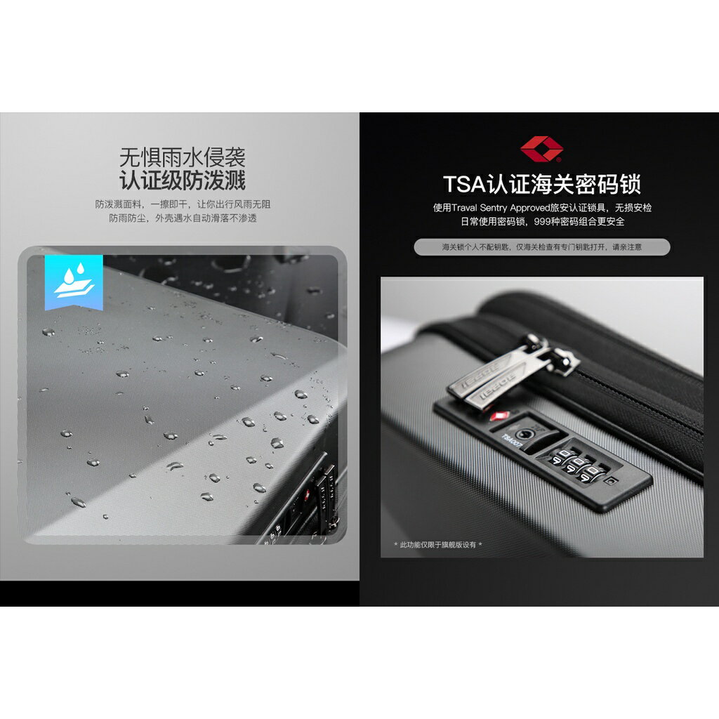 ISONA 17.3吋電競電腦包 筆電包 後背包 雙肩包 電競背包 筆電輕薄優質防水PC材質雙肩背帶 1