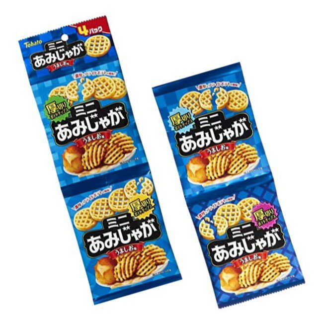 【江戶物語】Tohato 東鳩 4連 厚切網狀洋芋片-鹽味 四連包 厚切洋芋片 拜拜 日本餅乾 日本進口