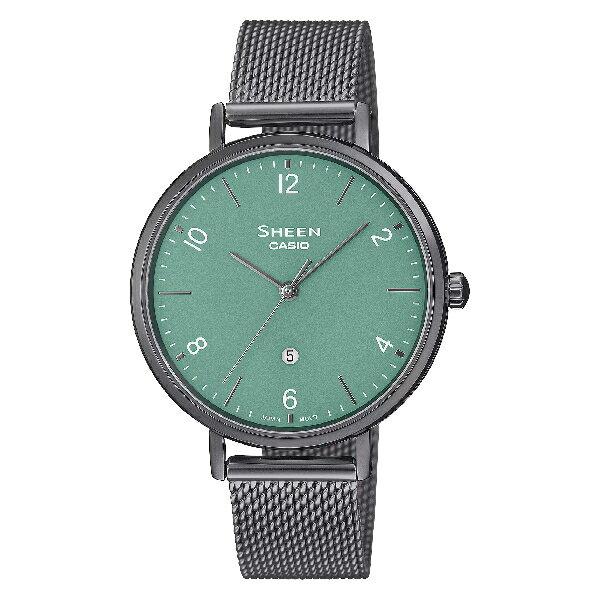CASIO卡西歐 SHEEN系列 SHE-4562BM-3A 都市色彩指標錶 綠面 34mm ｜樂天全館特惠中★指定刷卡回饋10%