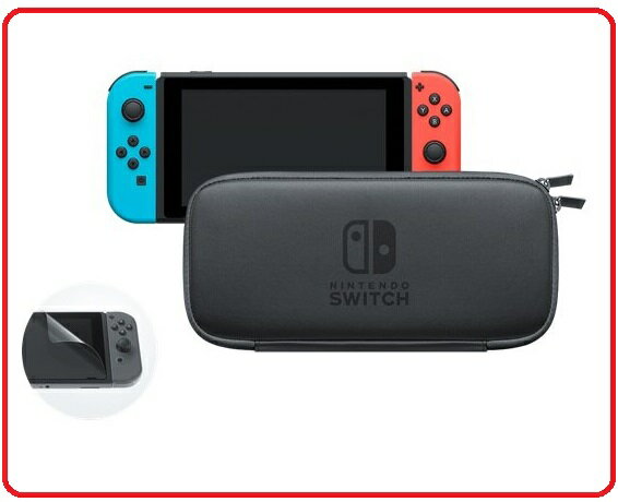 任天堂Nintendo Switch 灰黑/動物森友會 主機包 附螢幕保護貼