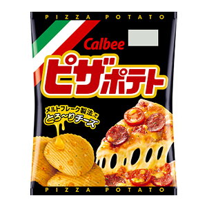 【江戶物語】calbee 卡樂比 起司披薩風味洋芋片 60g 洋芋片 起司 披薩 餅乾 日本必買 日本餅乾 日本進口
