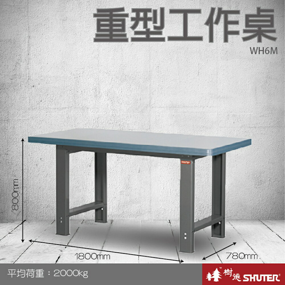 【量販2台】樹德 重型工作桌 WH6M (工具車/辦公桌/電腦桌/書桌/寫字桌/五金/零件/工具)