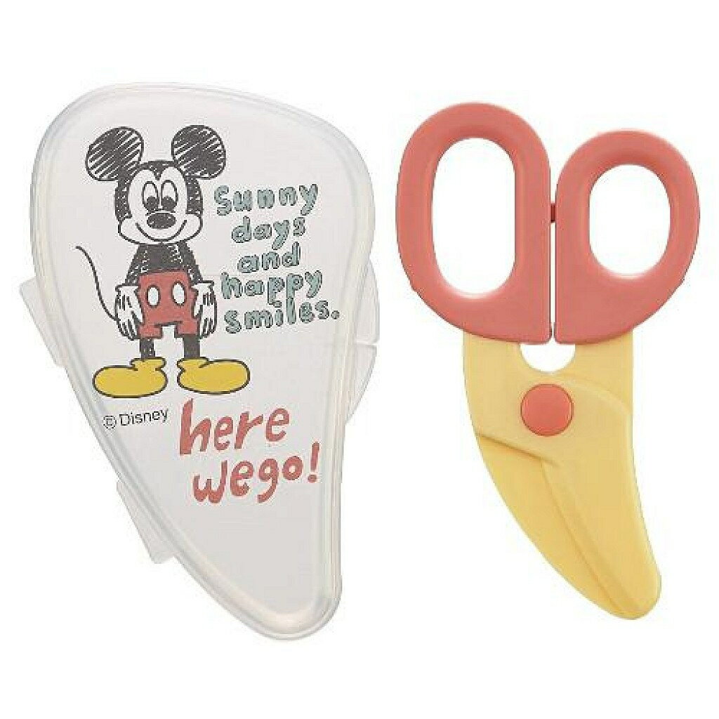 【震撼精品百貨】Micky Mouse 米奇/米妮 迪士尼 DISNEY 米奇 MICKEY 嬰兒食物剪刀附盒#25061 震撼日式精品百貨