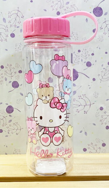 【震撼精品百貨】凱蒂貓 Hello Kitty 日本SANRIO三麗鷗 KITTY直飲式水壺(500ML)-抱熊#03321 震撼日式精品百貨