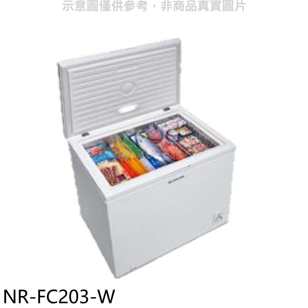 送樂點1%等同99折★Panasonic國際牌【NR-FC203-W】200公升臥式冷凍櫃(含標準安裝)