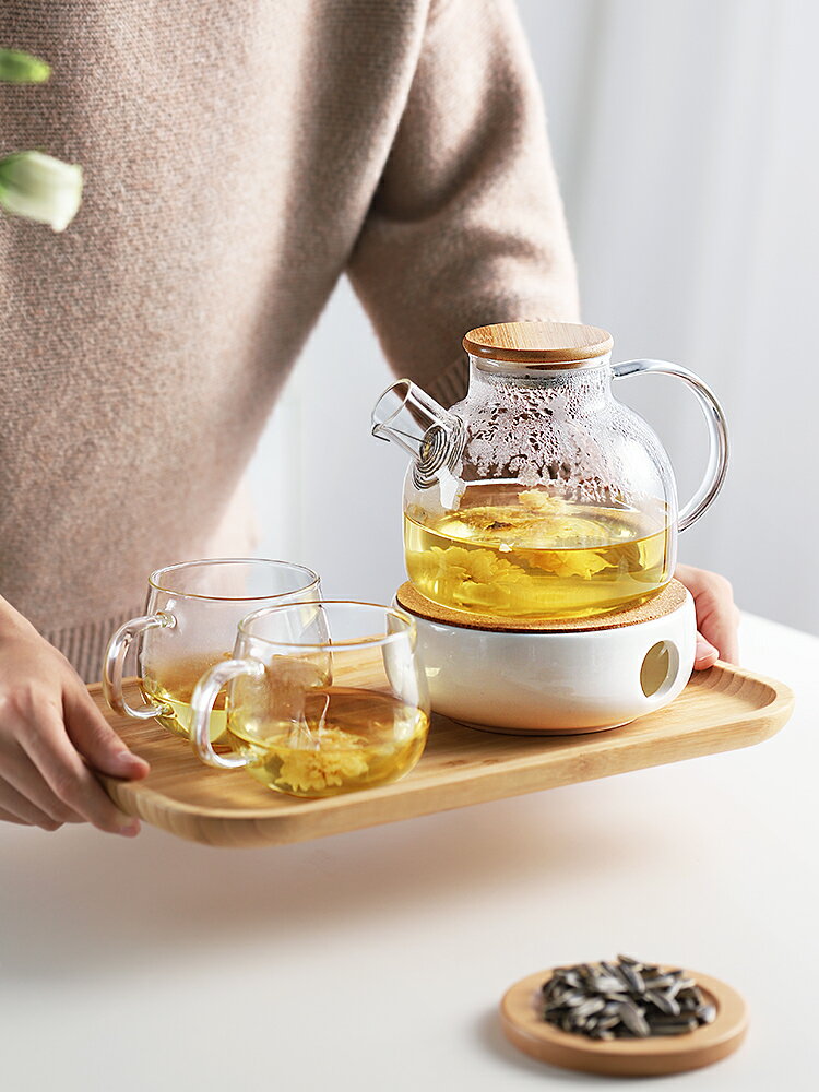 泡茶壺玻璃燒水壺功夫家用套裝透明過濾小型茶具煮茶器紅茶杯單壺