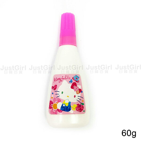 HELLO KITTY 白膠 黏貼用品 60g 文具 正版授權台灣製造 JustGirl