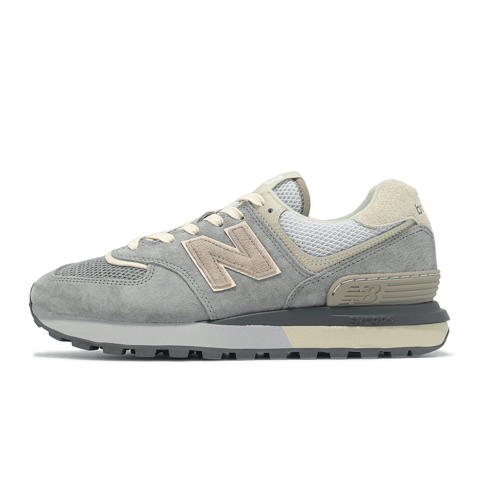 New Balance NB 休閒鞋 574 Legacy 男鞋 女鞋 灰 米 麂皮 經典 NB 紐巴倫