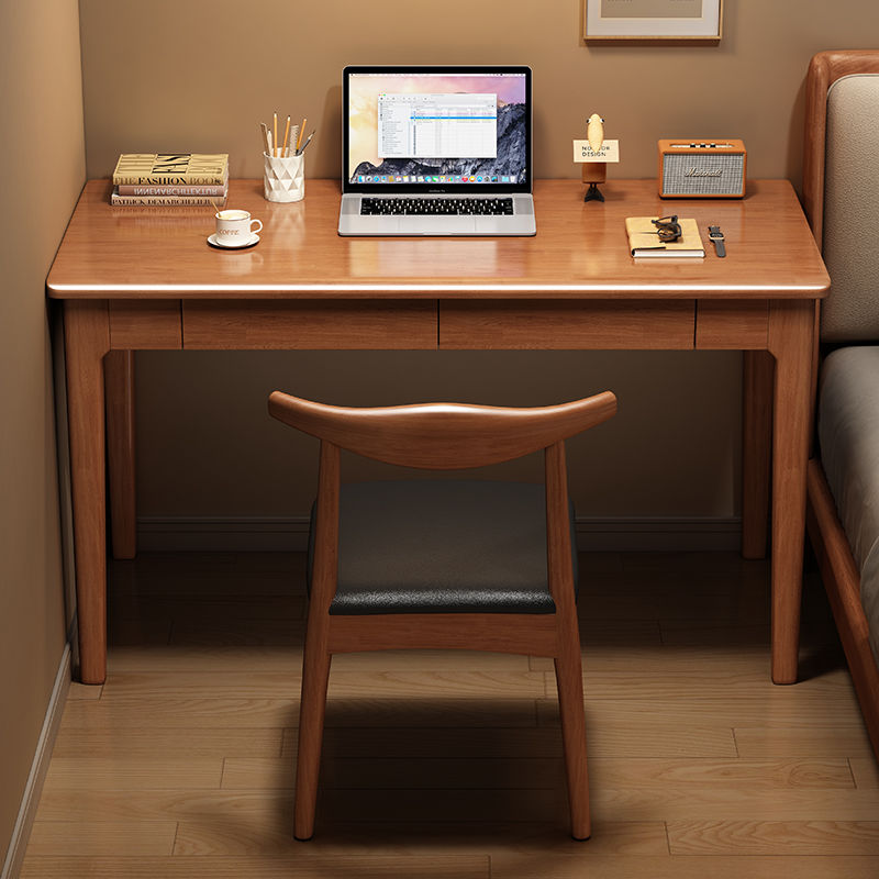 【限時優惠】實木學習書桌40/50cm寬極窄簡易電腦桌小戶型臥室長條窄款桌子