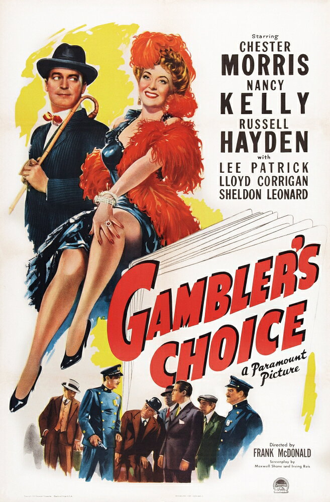 GamblerS Choice Us Poster Art Top From Left Chester Morris Nancy Kelly ...