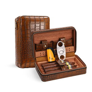 【新店鉅惠】雪茄盒煙cohiba古巴進口套裝包便攜式保濕體自動充電COHIBA雪茄