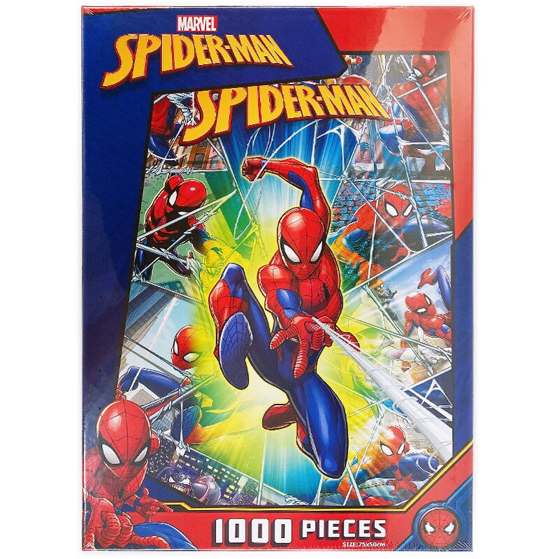 漫威 蜘蛛人拼圖 1000片拼圖 MR031B /一盒入(促620) MARVEL Spider Man 漫威英雄 75cm x 50cm 正版授權拼圖 MIT製