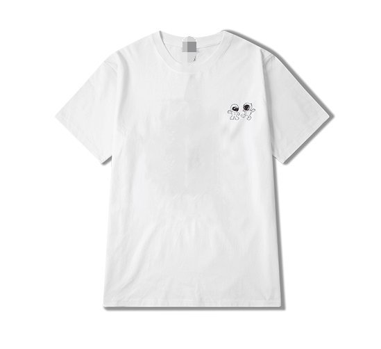 FINDSENSE H1夏季 新款 日本嘻哈 中性 卡通印花 時尚 寬鬆 潮牌 情侶短袖 白色T恤 潮男女 上衣