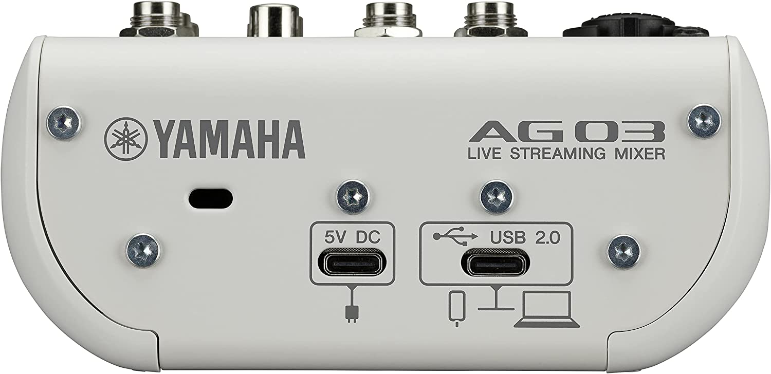 日本YAMAHA 混音器AG03MK2 直播實況Podcast 錄音介面混音機電容