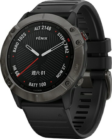 【GARMIN】fenix 6X 藍寶石 頂級複合式運動GPS腕錶【中壢NOVA-水世界】【APP下單4%點數回饋】