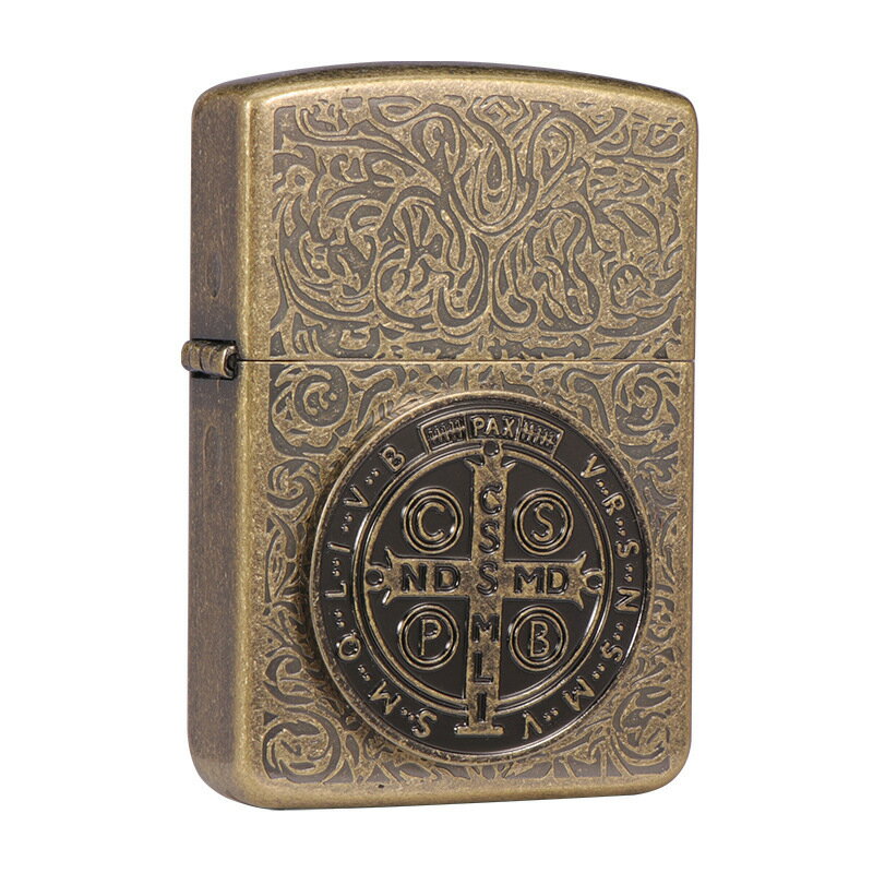 【滿額免運+3%點數回饋】ZORRO/佐羅 1941復刻版雙面貼章康斯坦丁煤油防風打火機男士禮品