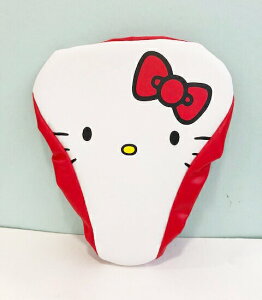 【震撼精品百貨】Hello Kitty 凱蒂貓 凱蒂貓 HELLO KITTY 腳踏車座套-紅白#01567 震撼日式精品百貨