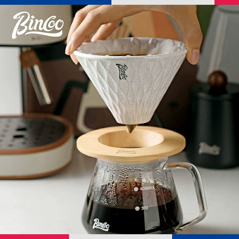 手沖咖啡過濾杯滴濾式V60咖啡過濾器陶瓷咖啡濾杯帶底托
