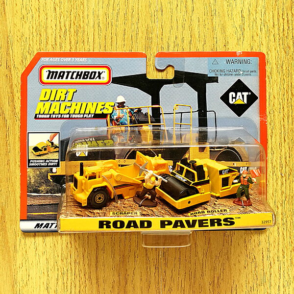 Matchbox 火柴盒 MB347 MB348 卡特彼勒工程場景套裝 Caterpillar