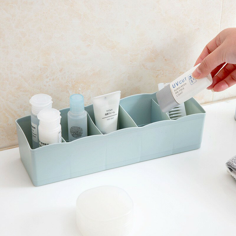 可疊分隔收納盒【Y002】台灣出貨 居家 可疊式內衣襪子收納盒 分隔盒 內衣收納 襪子收納 收納盒 分隔盒 內衣 1