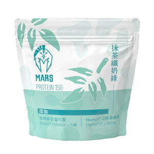 [戰神 MARS] 多效蛋白飲 - 抹茶纖奶綠 (240G/袋)