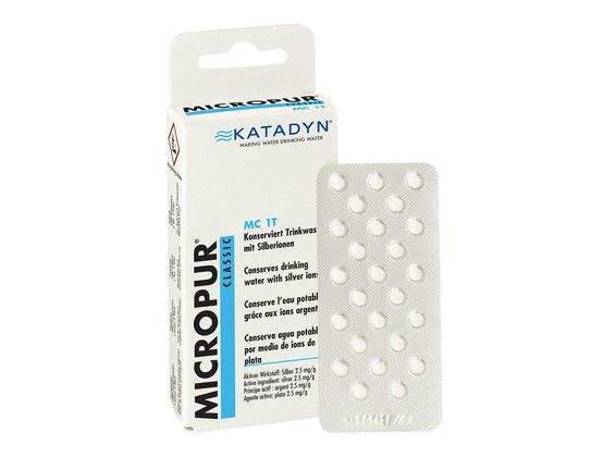 KATADYN 淨水錠(2*25) MICROPUR CLASSIC MC 1T 5016, 戶外飲水, 野外飲水的處理