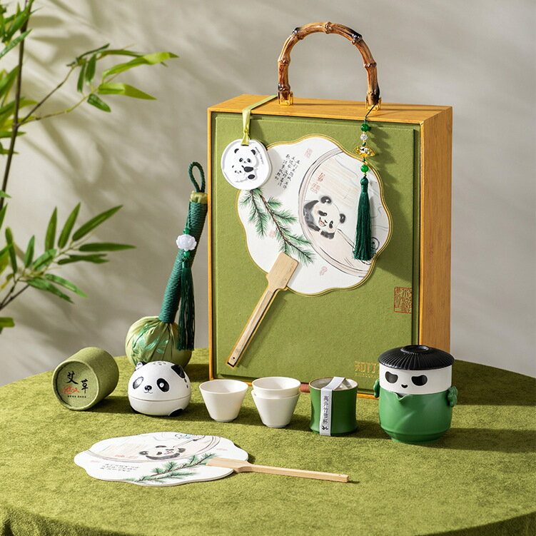 熊貓文創伴手禮成都特色紀念品送外國友人禮品禮盒送客戶