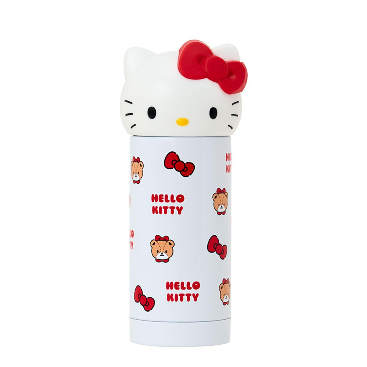 【震撼精品百貨】凱蒂貓 Hello Kitty~日本SANRIO三麗鷗 KITTY造型不鏽鋼保溫瓶360ML-小熊*61740