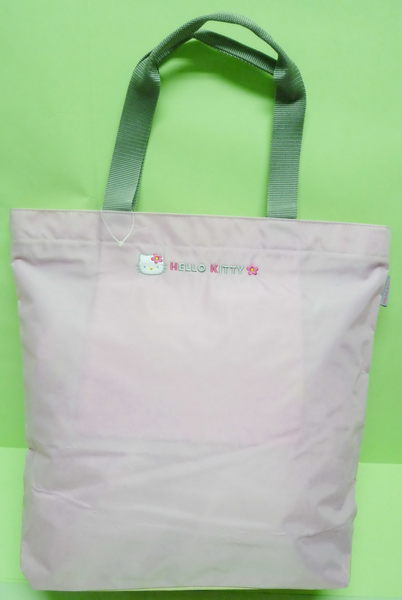 【震撼精品百貨】Hello Kitty 凱蒂貓 手提袋補習袋 粉底 震撼日式精品百貨