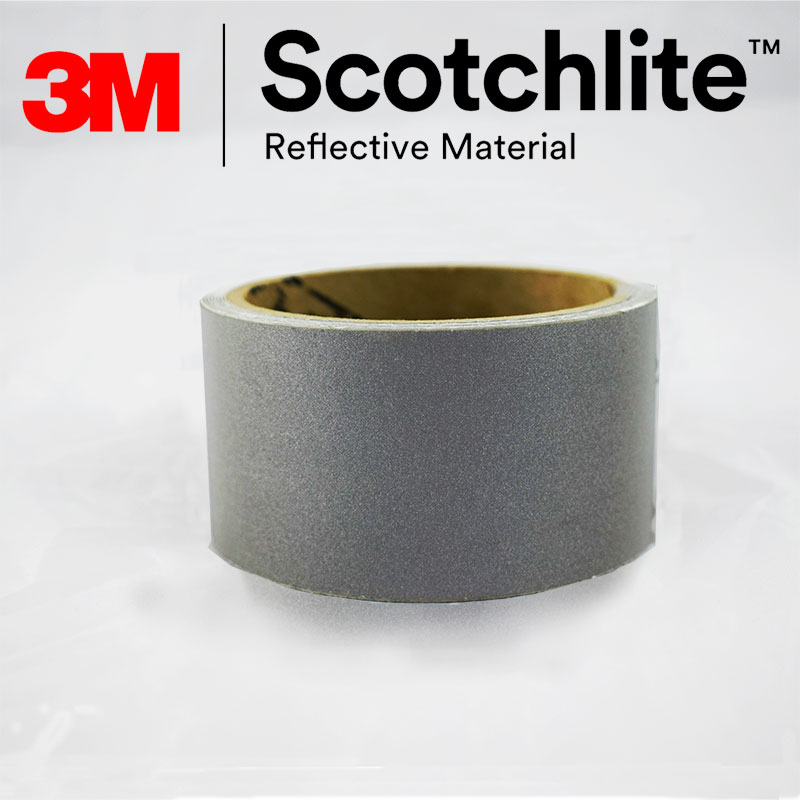 防風防水隨意貼高可見度反光貼紙 平滑面均用 可水洗5公分寛200cm長 3M Scotchlite Safetylite