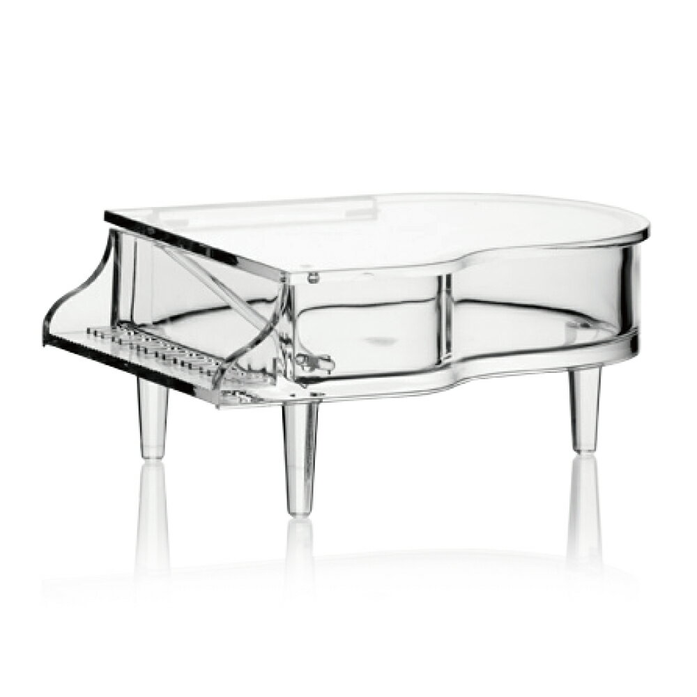 鋼琴造型透明壓克力收納盒 #5937