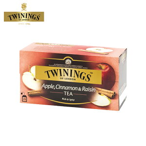 【TWININGS 唐寧】異國香蘋茶 Apple, Cinnamon & Raisin Tea 2gX25入(盒)