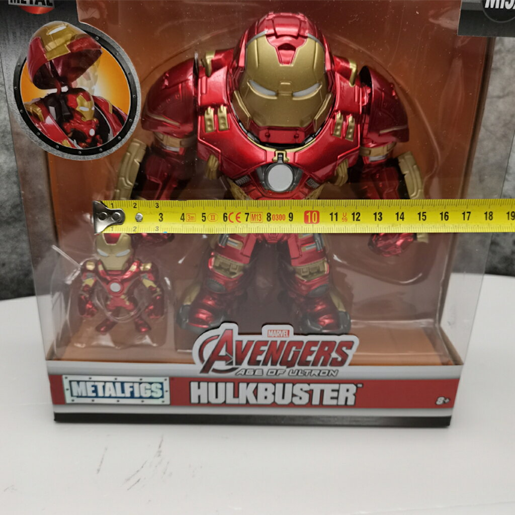 ISONA 16公分Jada Metals合金鋼鐵人公仔 漫威公仔 反浩克裝甲 MK44可動模型公仔 手腳可動 6