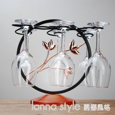 屏風櫻花杯架鐵藝紅酒杯架懸掛倒掛家用玄關酒櫃擺件裝飾品 618大促價