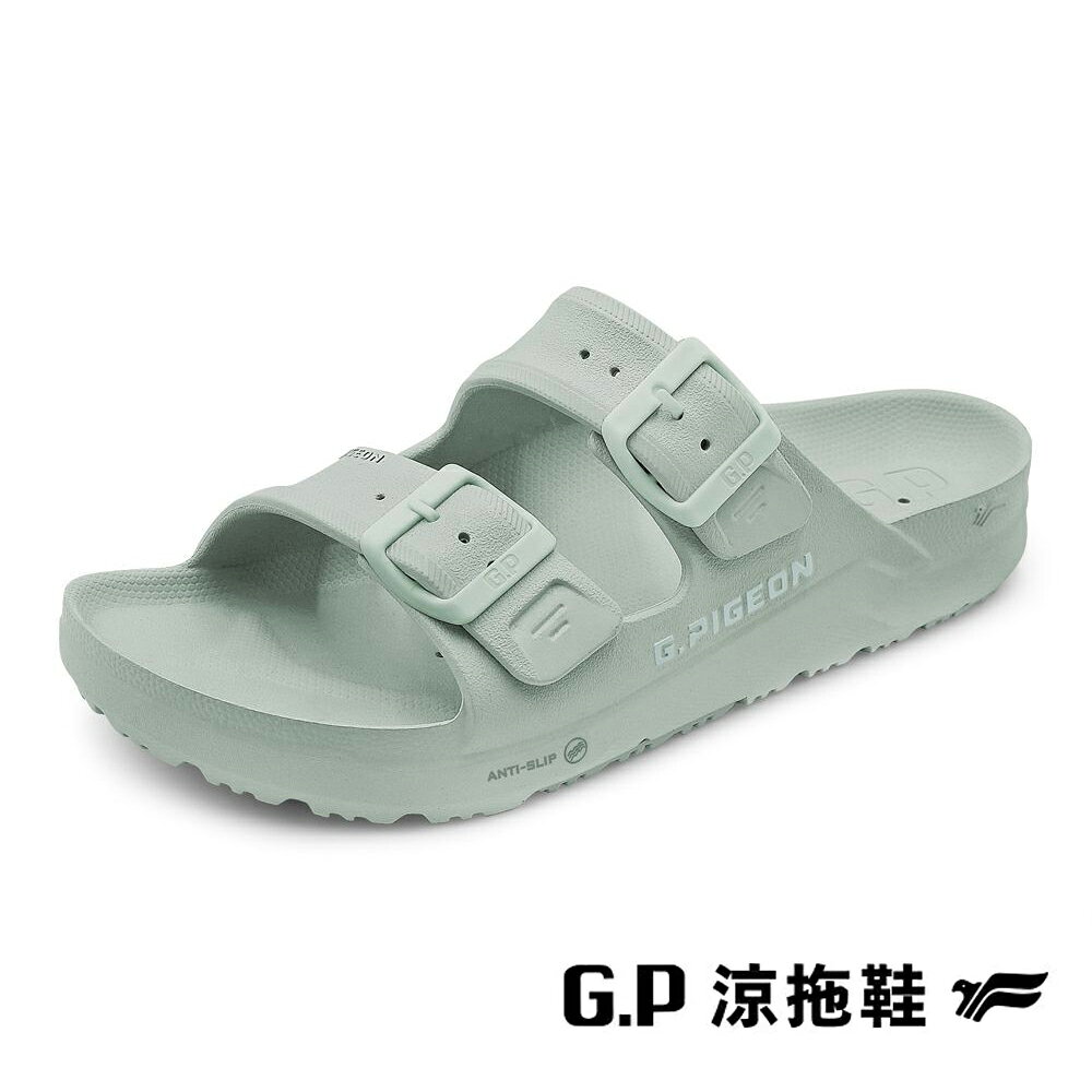 G.P(女)AQUOS綠藻舒適機能水行鞋 拖鞋 女鞋-冰川綠色