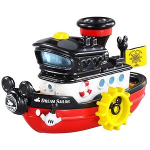 大賀屋 日貨 米奇蒸汽船 多美 多美小汽車 tomica 米奇 Mickey 迪士尼 Disney 正版 L00010858