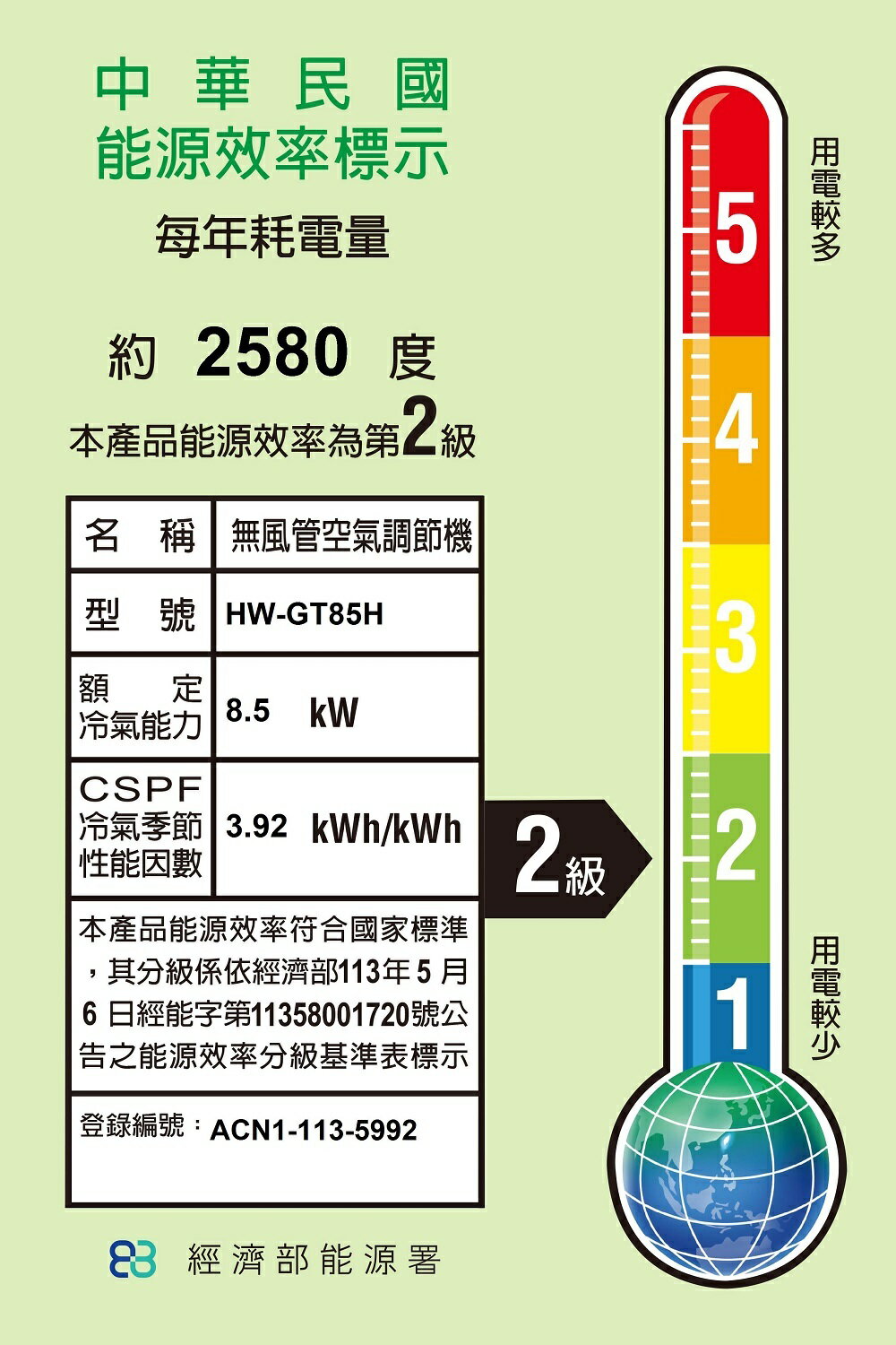 全館領券再折★禾聯【HW-GT85H】變頻冷暖窗型冷氣14坪(含標準安裝)