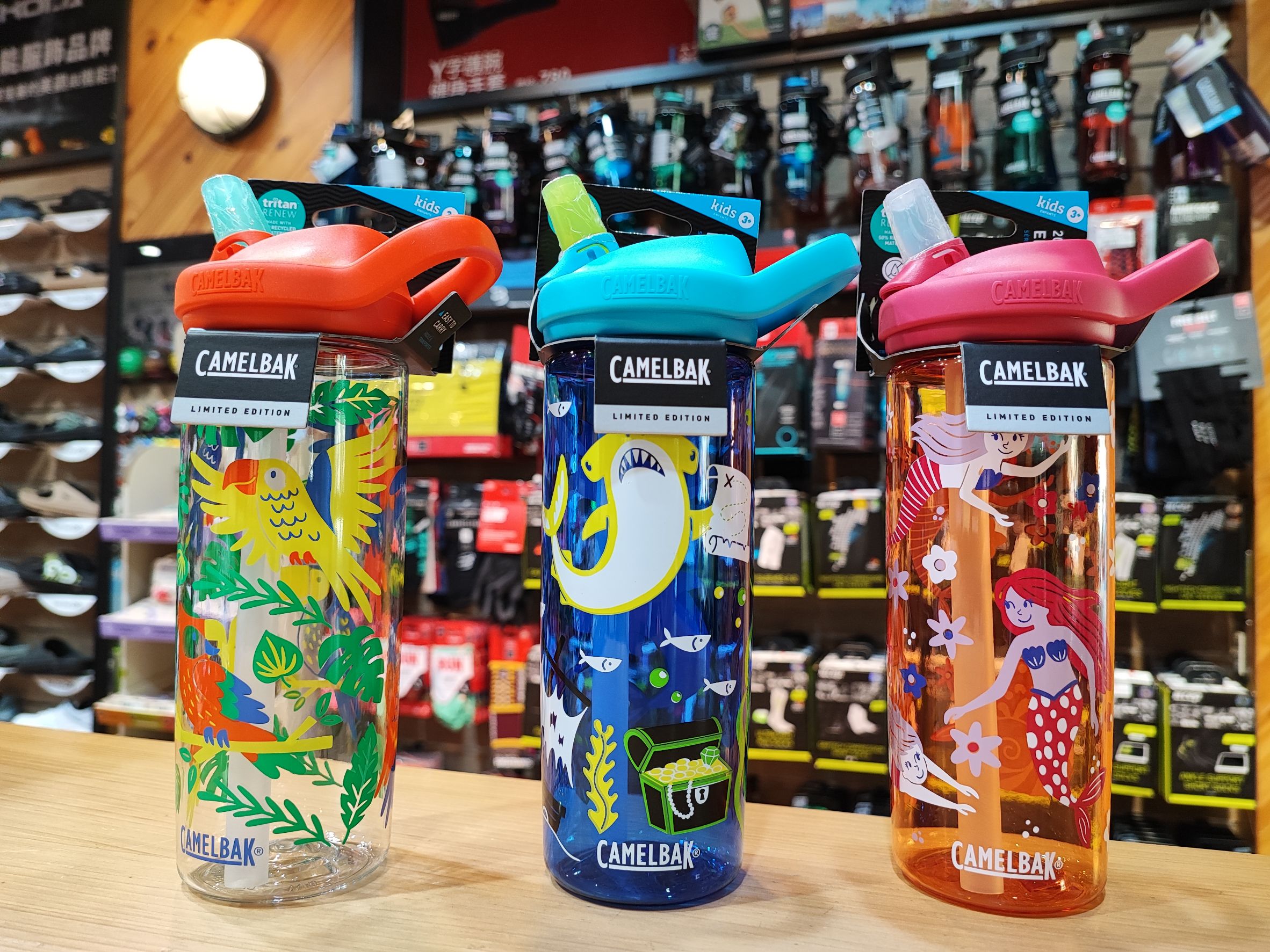 《CamelBak》600ml eddy+ 兒童吸管運動水瓶 RENEW