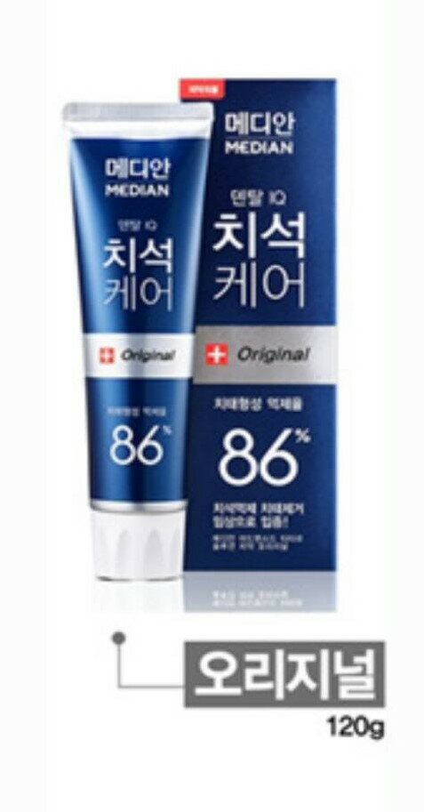 韓國Median 86%強效淨白去垢牙膏-檸檬