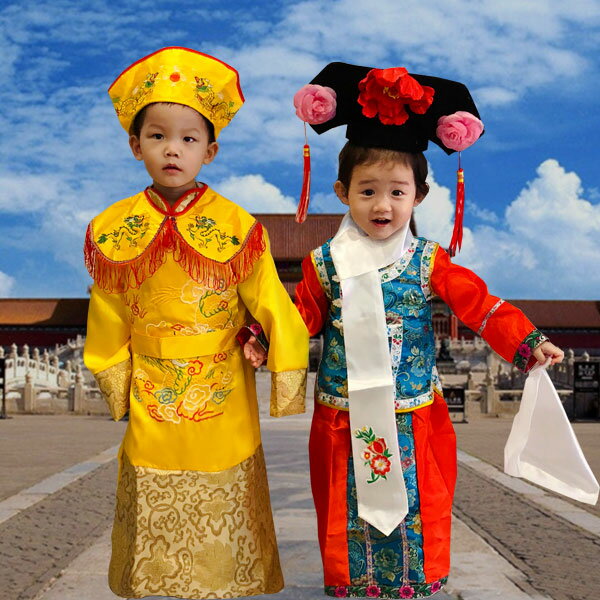 皇帝 龍袍 皇上 朝服 格格裝 古裝 旗袍 唐裝 英雄 過年 新年 拜年 中國風 萬聖節 聖誕節 童 表演服裝 皇后娘娘 ANNA S.