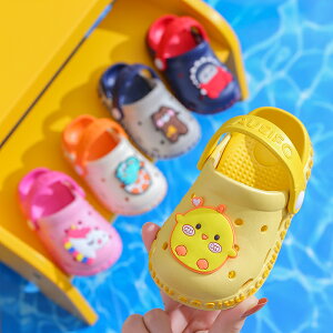 寶寶涼鞋夏季男童防滑軟底室內1-3歲女童寶寶小童包頭學步沙灘鞋