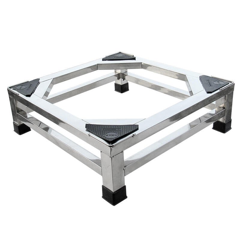 新品加高全自動洗衣機底座腳架不銹鋼防震置地專用托架洗碗機冰箱通用 1