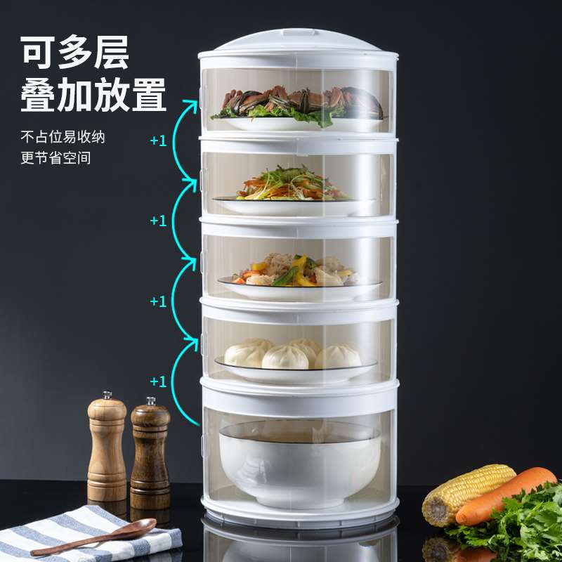 剩飯剩菜食物收納盒家用多層密封保溫菜罩廚房神器冰箱冷凍保鮮盒