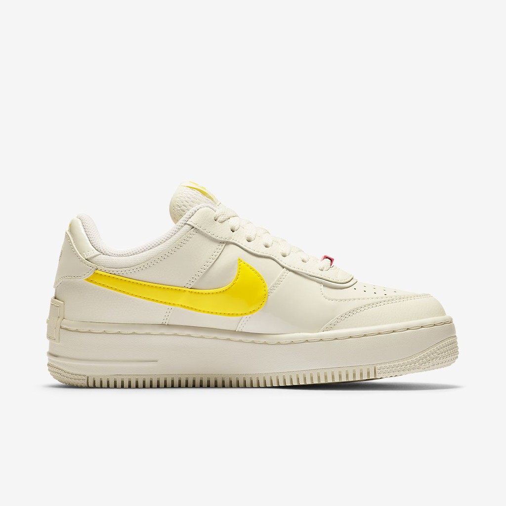 white yellow air force 1