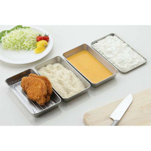 現貨✦抓日貨 日本製 下村企販 燕三条 不繡鋼料理盤 深淺皆有 各種需求 備料盤 料理盤 附蓋 附網片 備料 做料理 4