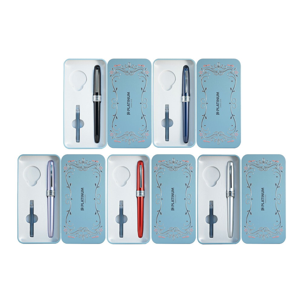 白金鋼筆F 鐵製禮盒組【九乘九購物網】